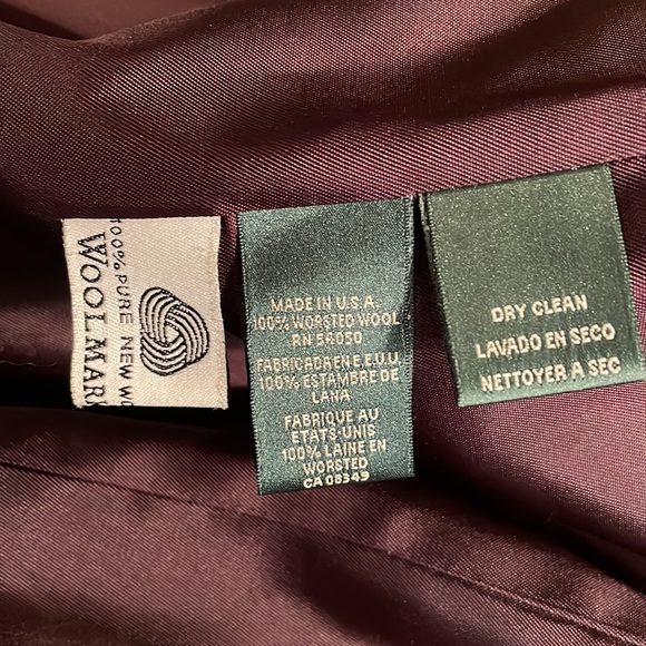 Vintage Lauren Ralph Lauren Crown Crest Sailor Wool Blazer Navy Blue & Gold 4P - Picture 13 of 14